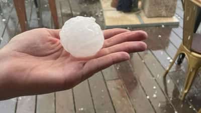 Image for Spanish toddler dies after being hit by giant hailstone