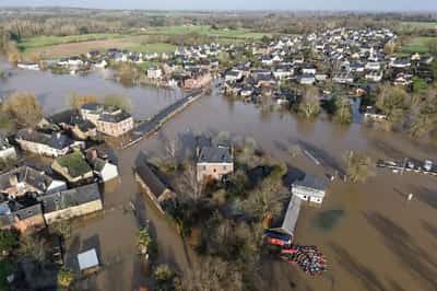 Image for British sailor lost at sea as heavy storms hit western France