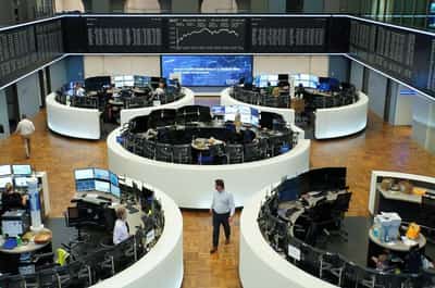 Image for European shares tumble as French political risks, Fed independence concerns weigh