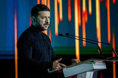 Image for Wartime election would 'destroy' Ukraine, Zelenskiy says