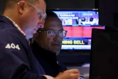 Image for Stocks jump as Treasury yields ease and oil prices sell off