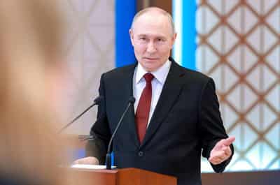 Image for Putin says Russia has the means to destroy anyone who attacks its Baltic exclave of Kaliningrad