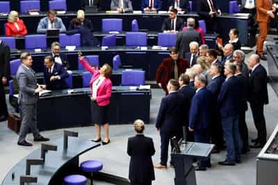 Image for Analysis-Isolated and fearing a ban, Germany's far-right tones down the rhetoric