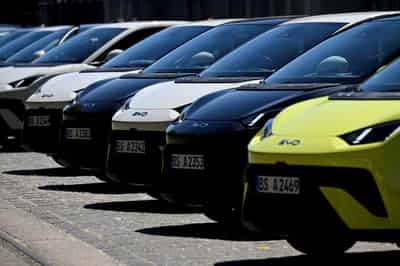 Image for China's BYD outsells Tesla in Europe for first time, report says