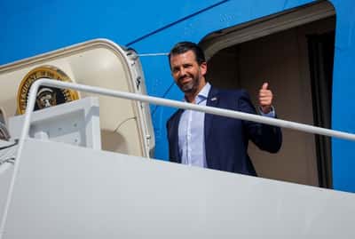 Image for Trump Jr. talks crypto and geopolitics at business gathering in Switzerland