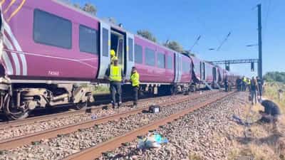 Image for Two trains collide in central England, emergency services at scene