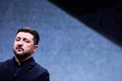 Image for Zelenskiy says he visited joint Ukrainian-German drone production
