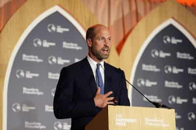 Image for UK's Prince William says his homeless charity has helped thousands