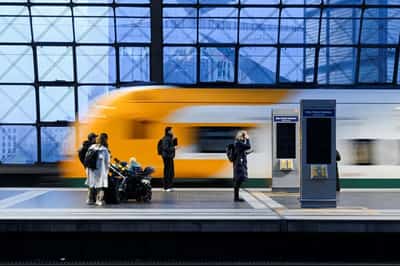 Image for Strikes hobble German railways, airports as disputes mount