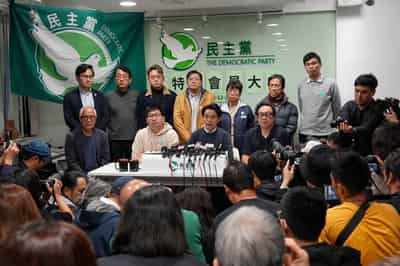 Image for Hong Kong's last opposition party votes to disband under China pressure