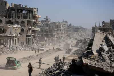 Image for France and Britain refine plans at UN for Gaza force resolution