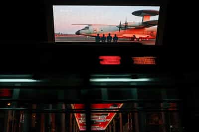 Image for UK calls for restraint over China's military drills around Taiwan