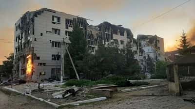 Image for Four killed, 35 children injured in Ukrainian drone attack on Luhansk, Russian officials say