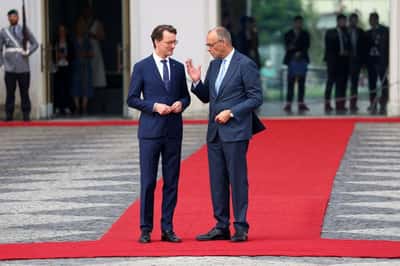 Image for As Germany's Merz feels the pressure, an ally seeks to avoid leadership talk