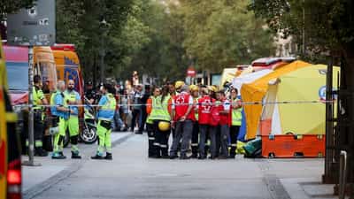 Image for Four dead as six-storey building collapses in central Madrid