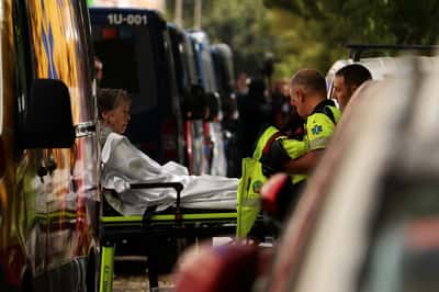 Image for Spanish politicians trade blame after death of octogenarian at heart of housing protests