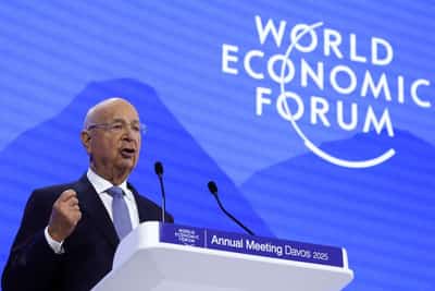 Image for Davos gathering founder Klaus Schwab quits as World Economic Forum chair