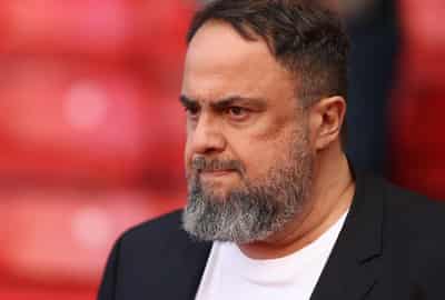 Image for Soccer-Forest owner Marinakis offers financial support for any fans caught up in train stabbings
