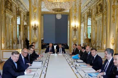 Image for France and Germany in close contact to work on a 30-day ceasefire in Ukraine, Macron says