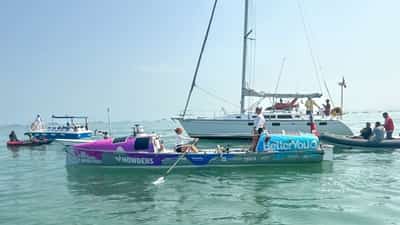 Image for Rowing-British female rowers start second attempt at Pacific Ocean crossing