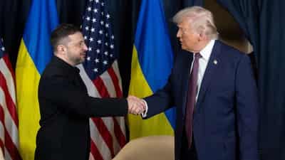 Image for Ukraine-exposed stocks rally, defence dips on Ukraine peace hopes