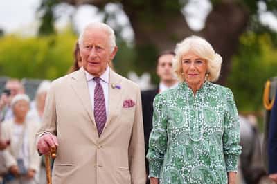 Image for Queen Camilla says it was difficult to keep King Charles' cancer diagnosis private
