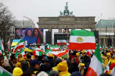 Image for Thousands protest in Berlin in solidarity with Iranian uprisings