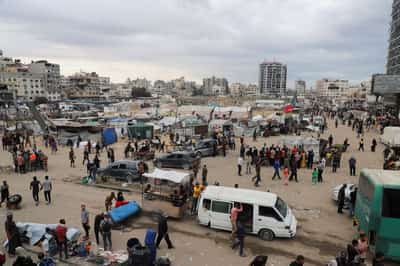 Image for US military tells Hamas to stop violence against Gaza civilians, disarm 'without delay'