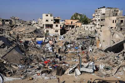 Image for Israeli strikes kill three in Gaza, including two children, amid new ceasefire push