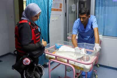 Image for UNICEF official says Gaza babies forced to share oxygen masks, Israel challenges UN data