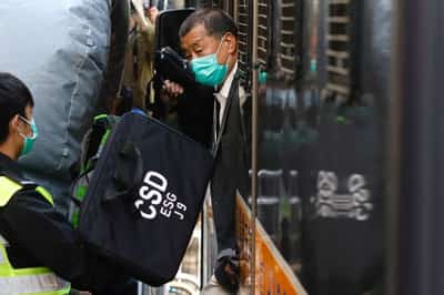 Image for Hong Kong court finds tycoon Jimmy Lai guilty in landmark security trial