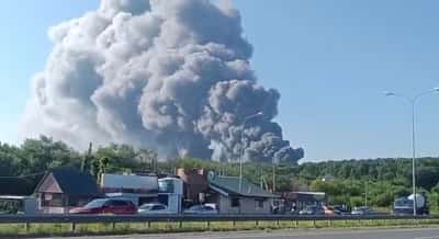 Image for Ukrainian drones kill two in Russia, strike Wildberries warehouse, governors say
