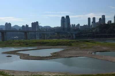 Image for Yangtze tributary runs dry as China faces another month of drought