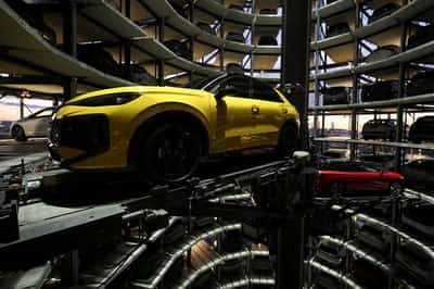 Image for VW shares jump to top of Germany's DAX after it reports upbeat automotive cash flow