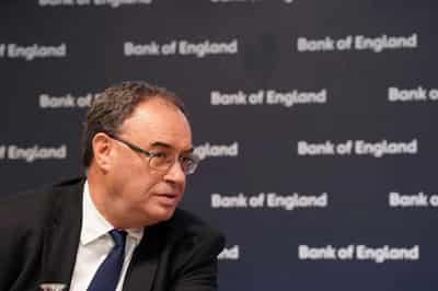Image for UK inflation still likely to fall sharply next year, BoE’s Bailey says