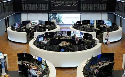 Image for European shares finish week flat after key central bank verdicts