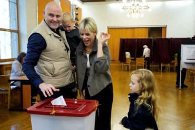 Image for Latvia PM's United List ahead in election, exit poll shows
