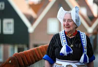 Image for In modern Netherlands, one local keeps traditional Dutch dress alive