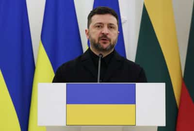 Image for Zelenskiy says deal close on ceasefire monitoring, land issue needs leaders