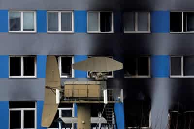 Image for Czechs investigate fire after reports of anti-Israel group claiming responsibility
