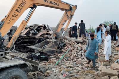 Image for Twelve Pakistani police officers killed in car bombing and shootout