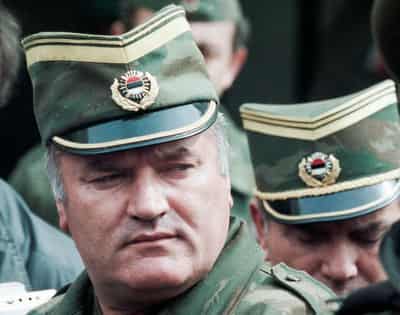 Image for Bosnian Serb general Ratko Mladic, convicted of genocide, has died, Serbian TV reports