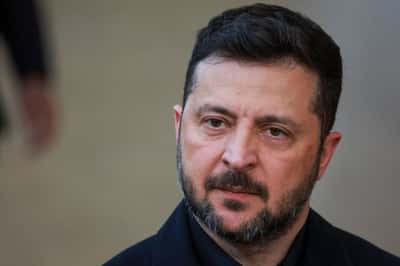 Image for Zelenskiy: Best way to guarantee Europe's future would be fast-track EU membership for Ukraine