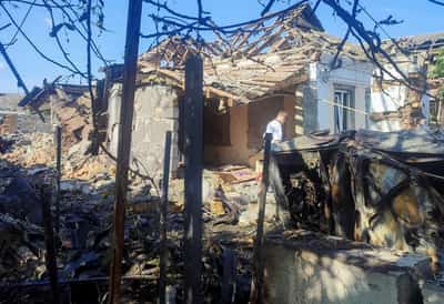 Image for Two killed, 10 injured in Ukraine attack on Russia's border Bryansk region, governor says