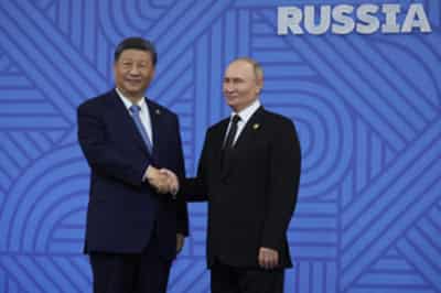 Image for China's Xi holds video call with Russia's Putin