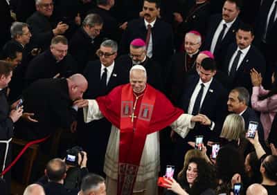 Image for A year into papacy, Leo finds his 'clarion voice'
