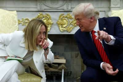 Image for Trump goads Italy's Meloni again on eve of NATO summit