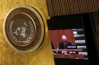 Image for U.N. suspends Russia from human rights body, Moscow then quits