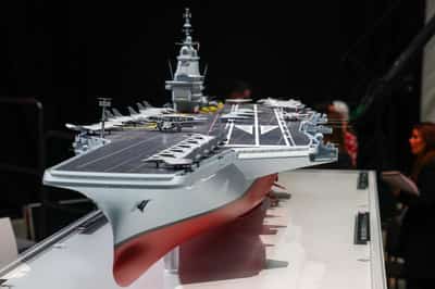 Image for Macron names new French aircraft carrier 'Free France' in nod to resistance
