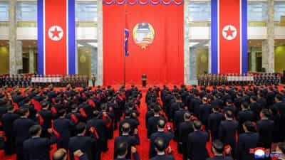 Image for North Korea's Kim vows to expand ties with Russia, backs victory in 'sacred war'